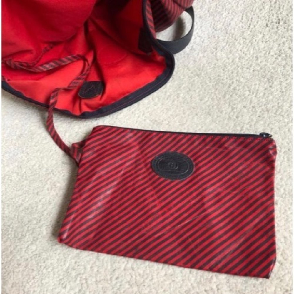 Gucci Vintage Striped Weekender Duffle Bag - Picture 5 of 8